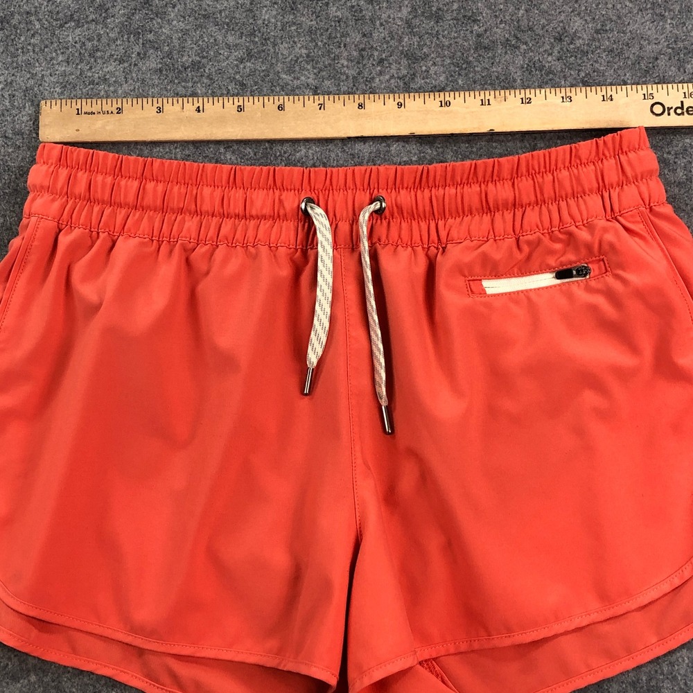 Vuori Mens Clementine Shorts L Inseam Athletic Running Orange Casual - Picture 8 of 13